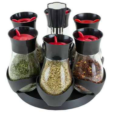 100% Genuine AVANTI Revolving Herb Spice Rack 12 Jars Set Rotating!